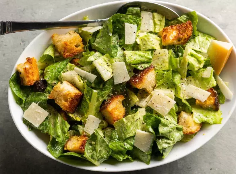healthy caesar salad