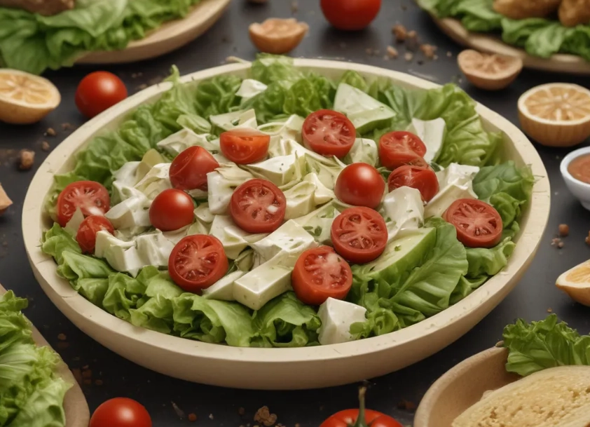 healthy caesar salad