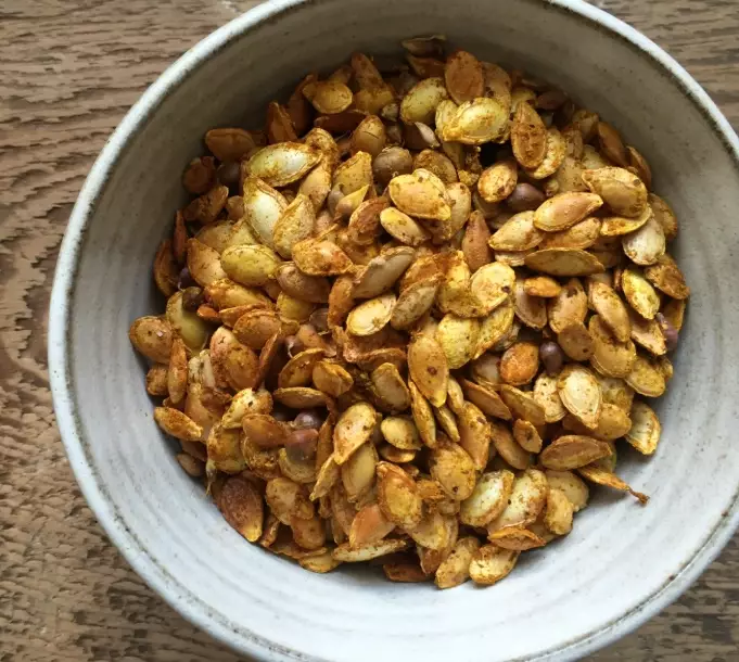 roasted squash seeds recipe
