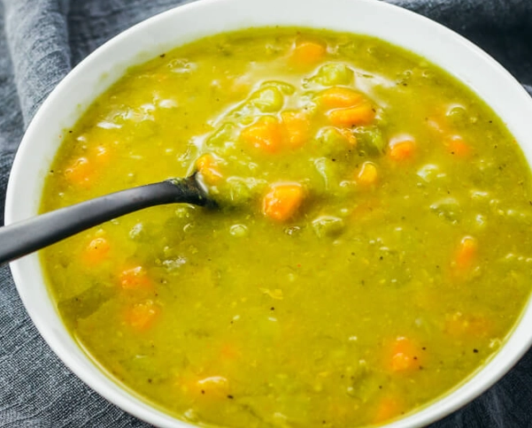 split pea soup calories
