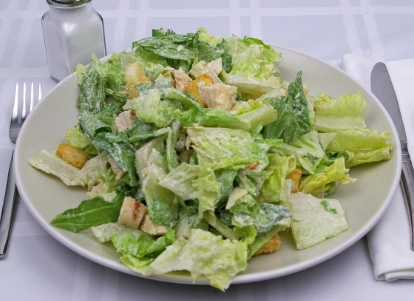 how many calories in caesar salad