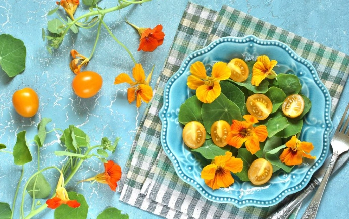 edible flowers recipes
