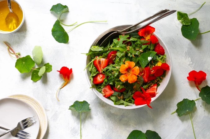 edible flowers recipes