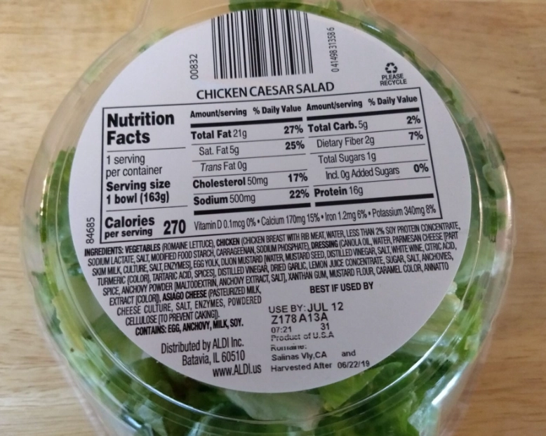 healthy caesar salad