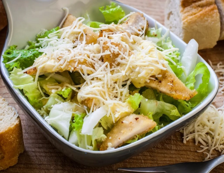 healthy caesar salad