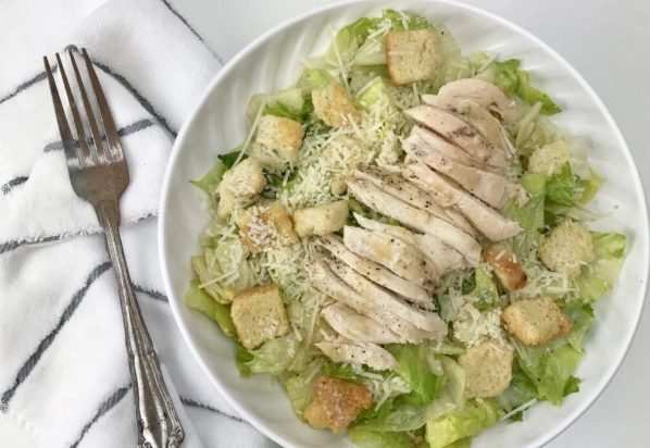 healthy caesar salad