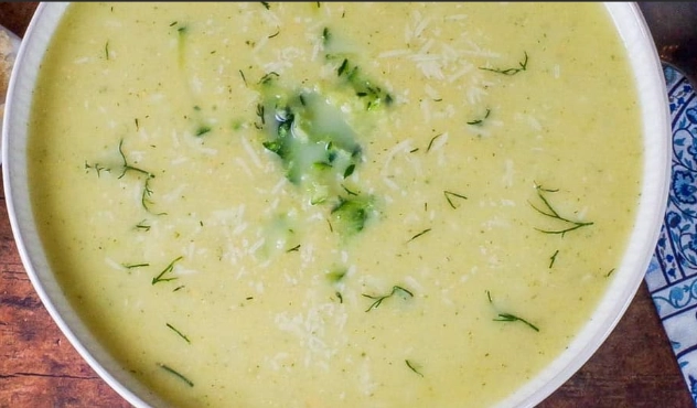 creamy potato zucchini soup
