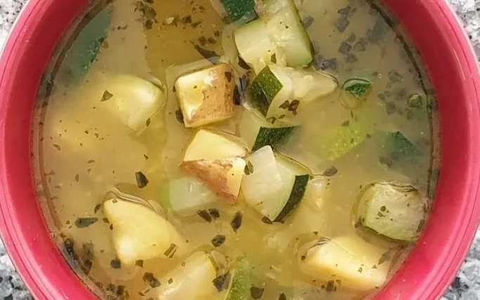 creamy potato zucchini soup