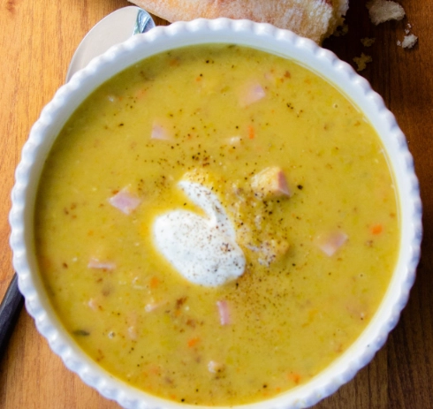 calories in split pea soup