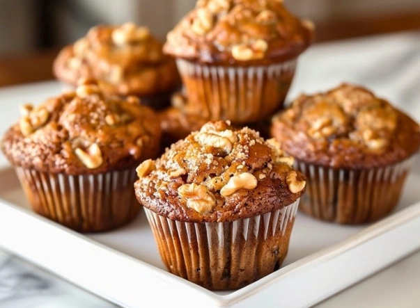 healthy banana nut muffin recipe