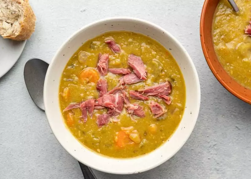 protein in split pea soup