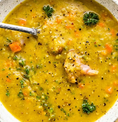 low calorie split pea soup recipe