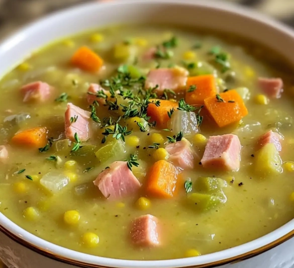 ham split pea soup nutrition