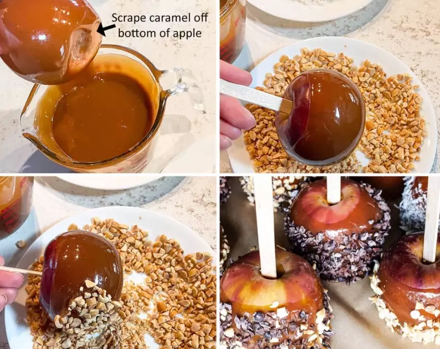how to make carmel apples