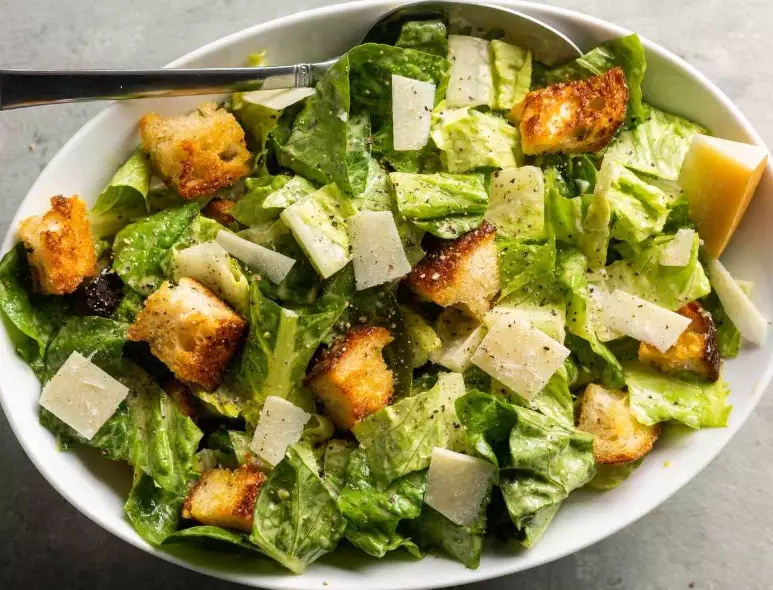 healthy caesar salad