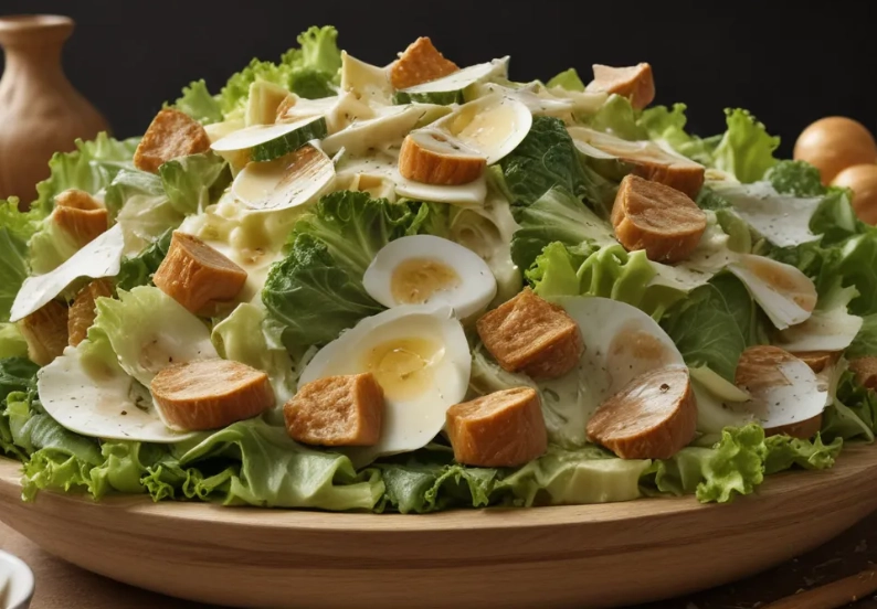 healthy caesar salad
