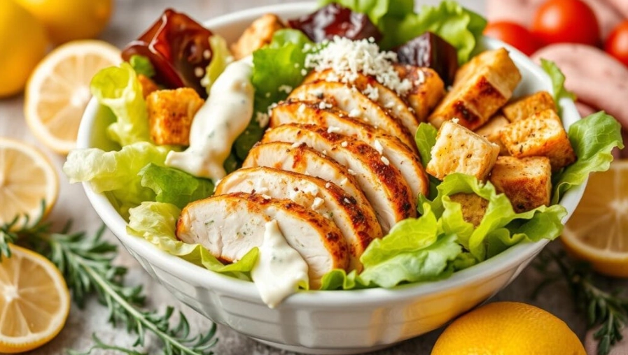 how many calories in caesar salad