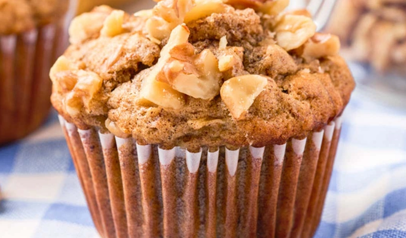 banana walnut muffin calories