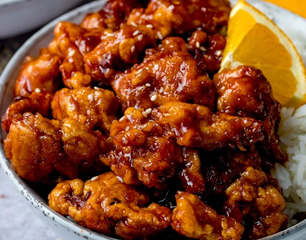 easy orange chicken sauce