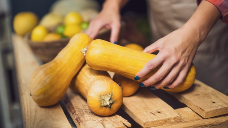 butternut squash ripening