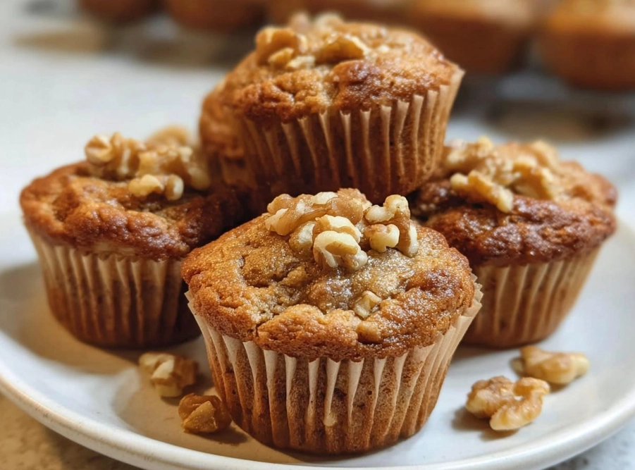 calories in a banana walnut muffin