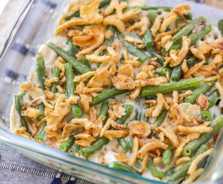 green bean casserole with fresh green beans green bean casserole with fresh green beans