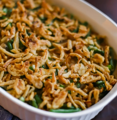 green bean casserole fresh green beans