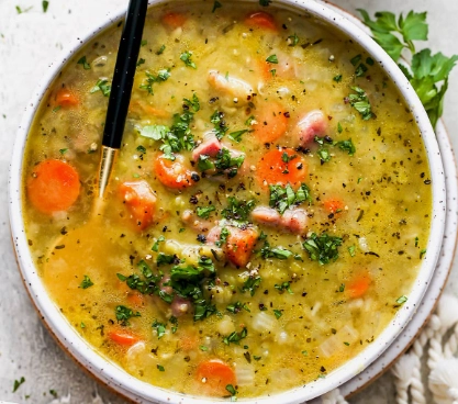 high protein vegetarian soup
