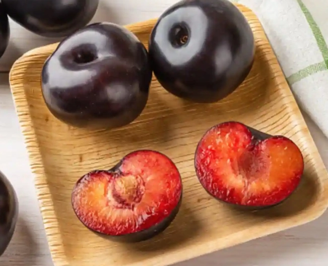 red flesh plums