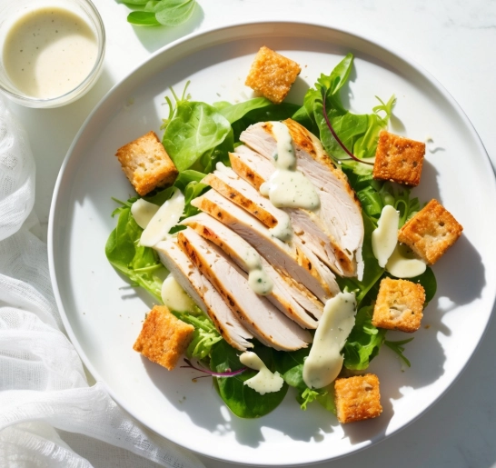 chicken caesar salad calories