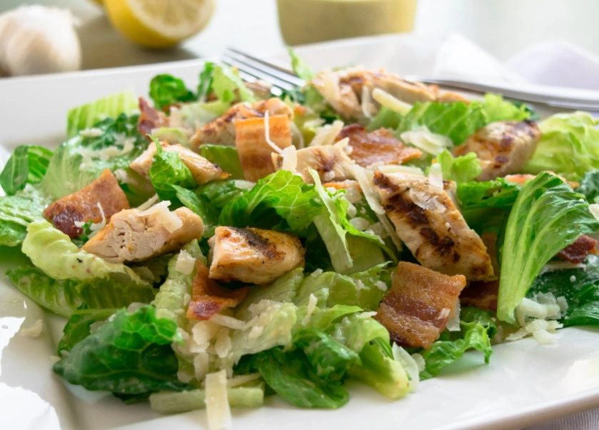 low calorie Caesar salad