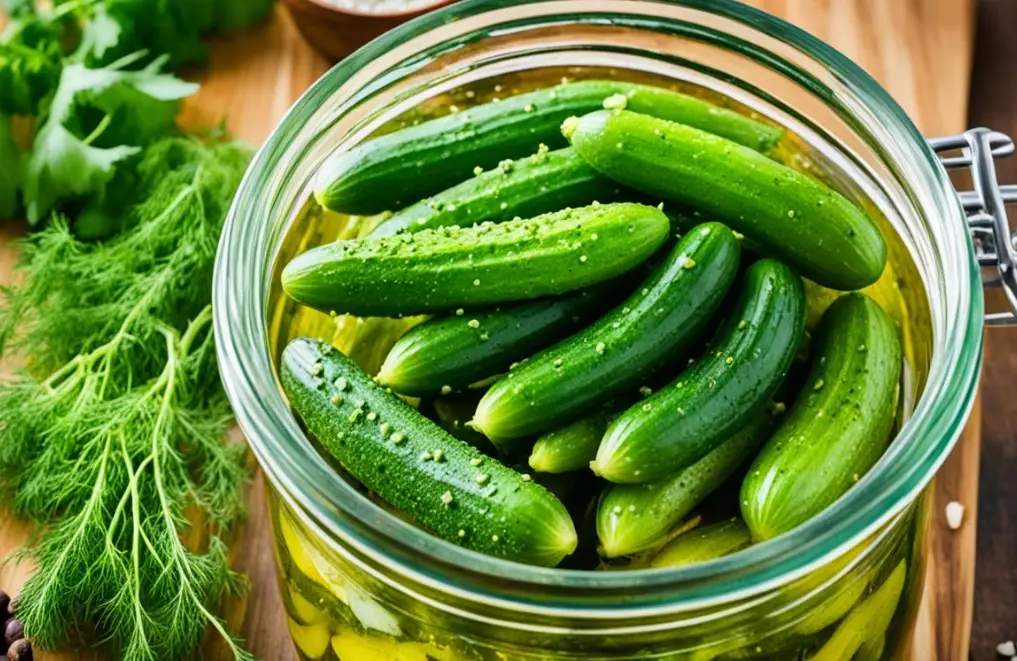 crisp pickled cucumbers
