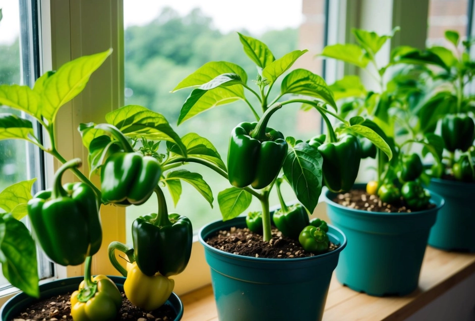 grow bell peppers indoors
